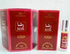 Rasha by Al-Rehab 6ml Amber White Floral Animalic Warm Spicy Oud Perfum BOX OF 6