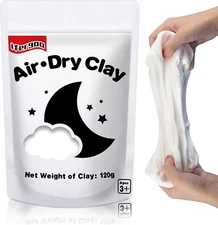 White Air Dry Clay, Modeling Clay for School Art & Craft Project. Refill White C