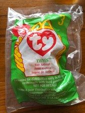 Beanie Babies McDonalds 1998 Twigs the Giraffe Teenie Beanie Plush #3