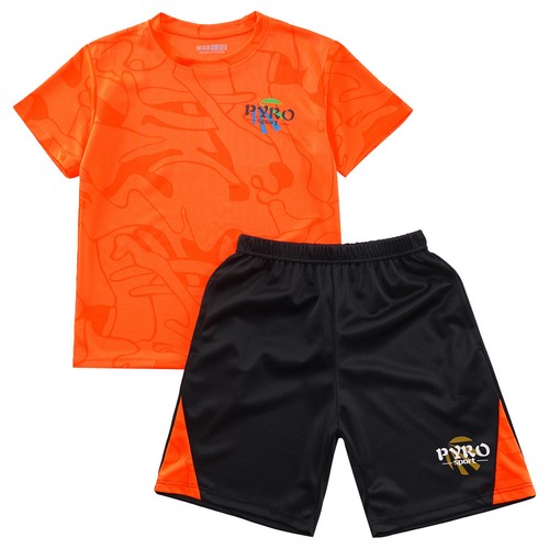 Kids Boys Outfits Soccer Tracksuits Exercise Activewear Comfortable Clothes Set - Picture 33 of 37