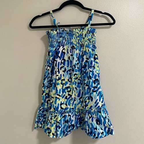 Hanna Andersson Colorful Leopard Print Sun Dress Size 5