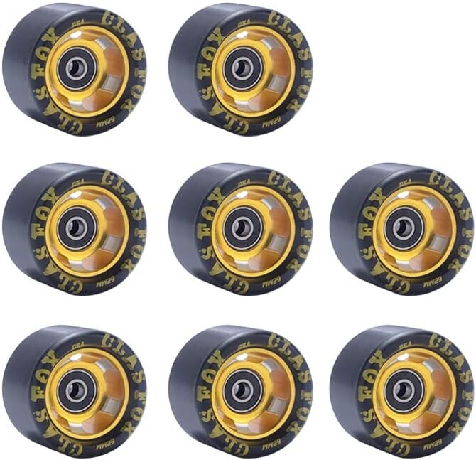 CLAS FOX 95A Speed/Derby Wheels Aluminum Roller Skate Wheels Indoor Roller eBay