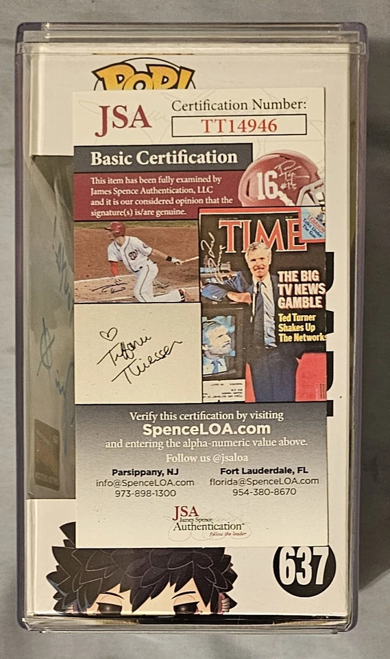 Funko Pop Dabi 637 Oficial 2019 NYCC Otoño Con Autografiado JSA Foto 2 de 4