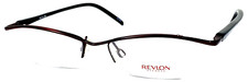 Marco de gafas REVLON RV544 NOS rojo borgoña/negro 49-16-135
