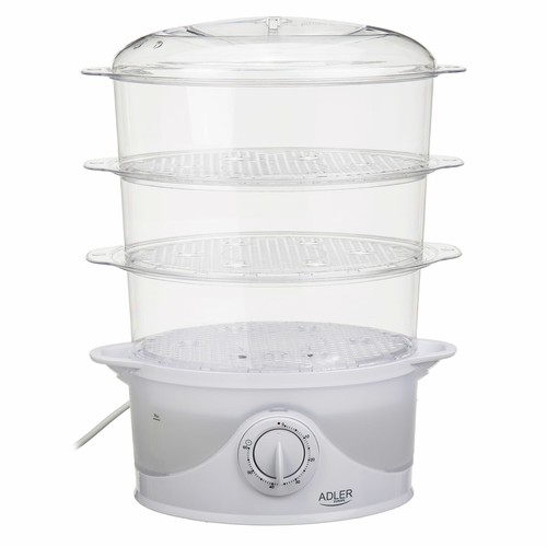 Vaporera Eléctrica Cocina al Vapor, sin BPA Temporizador 60 Min., 3 Recipientes - Imagen 9 de 9