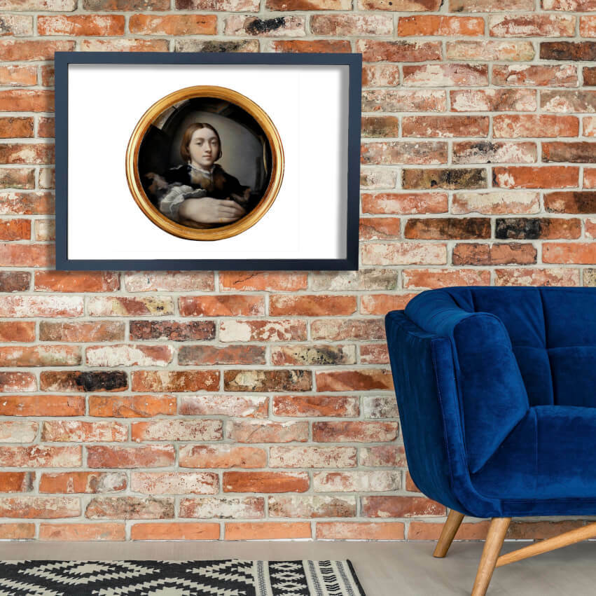 Francesco Mazzola - Self-Portrait In A Convex Mirror Wall Art Poster Print Francesco Mazzola - Self-Portrait In A Convex Mirror Wall Art Poster Print