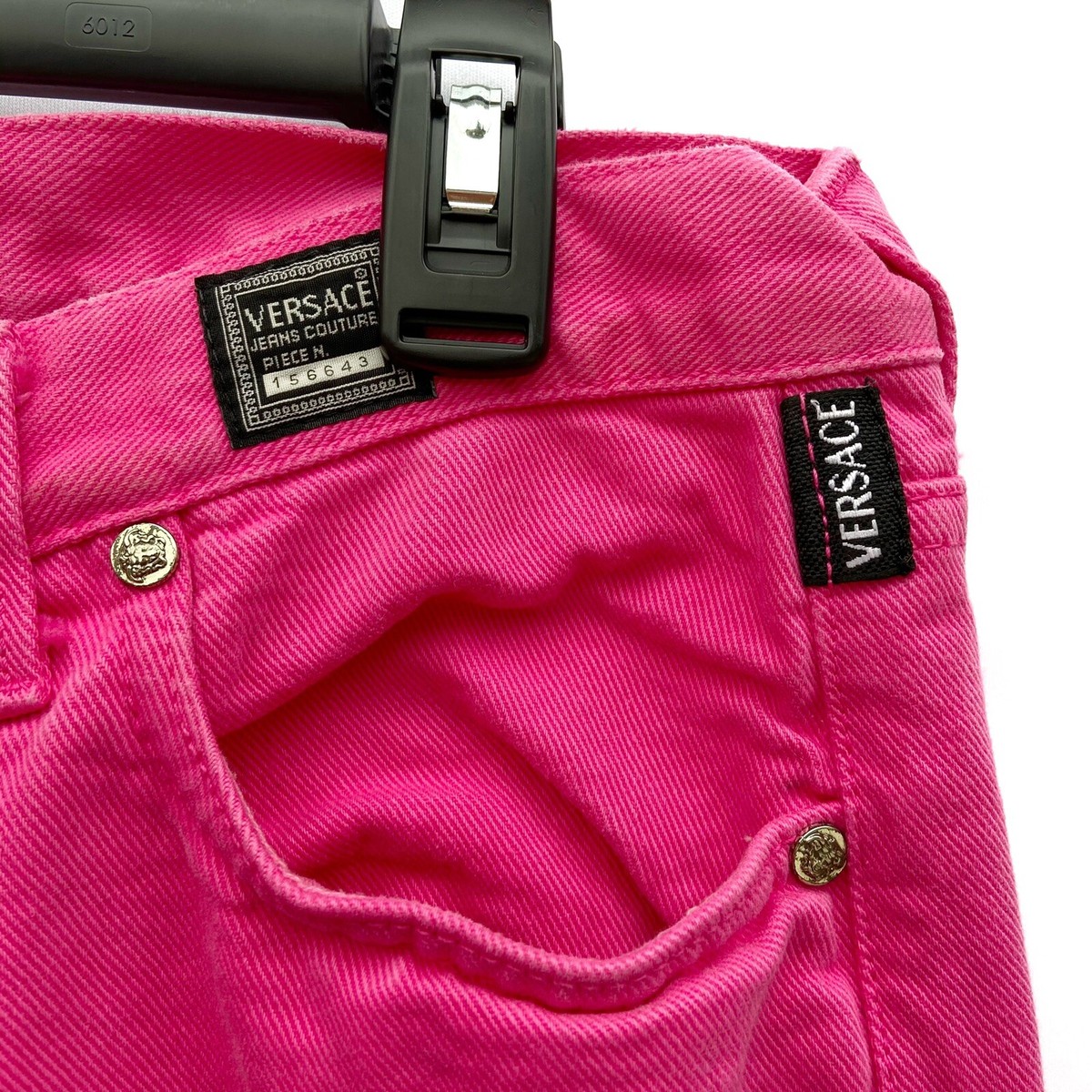 Vintage 90s Versace Jeans Couture Bubblegum Pink High