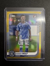 HANNES WOLF 2025 TOPPS CHROME MLS GOLD REFRACTOR NEW YORK 43/50 #98