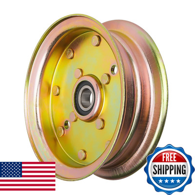 Flat Idler Pulley Fits Husqvarna AYP Poulan Pro Zero Turn Mowers 5-7/8''