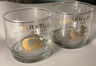 Cooper & Thief CellarMasters Low Ball Whiskey Glass.  Set of 2. 