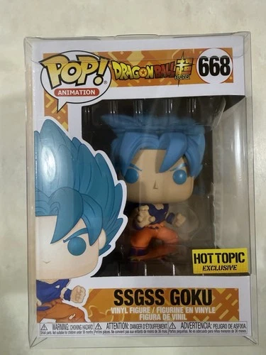 Funko Pop! Vinyl: Dragon Ball - SSGSS Goku - Hot Topic (Exclusive) #668