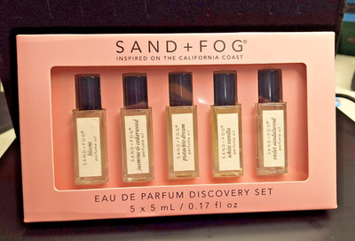 Sand + Fog Eau De Parfum 5-Piece Discovery Set - Pistachio Dream - NEW IN BOX