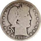 1892-O Barber Half Dollar