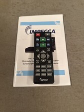 Impecca DVD/USB Player Remote Control Black Wireless OEM Replacement Controller