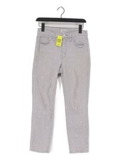 J. Crew Women's Jeans W 27 in Grey Cotton with Elastane, Polyester Skinny