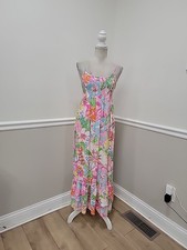 Lilly Pulitzer x Target Nosey Posey Strapless Maxi Dress Junior 14/16