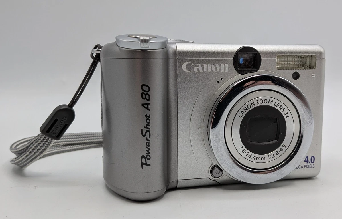 Canon PowerShot A80 1-4.9x Digital Zoom Digital Cameras for sale