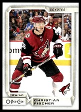 2018-19 O-Pee-Chee #218 Christian Fischer Arizona Coyotes Hockey Card