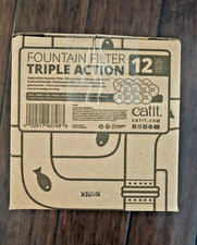 Fontaine à eau triple action Catit fleur chat fontaine à fleurs 24 pièces (2 x 12)
