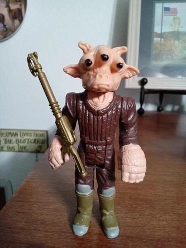 Vintage Star Wars 1983 REE-YEES Figure NO COO SMILE VARIANT PAINTED HANDS *READ*