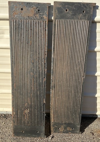 Pair of 43" Long Cast Iron Stair Treads GA20612