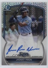 2023 Bowman Chrome Prospect HTA Choice Mojo Refractor Jhonny Piron Auto 1cc7