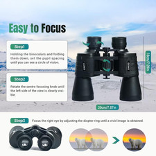 30X50 High Powered Binoculars for Adults, Waterproof Compact Binoculars with ...