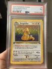 Pokemon 1st edition Fossil Dragonite Holo 4/62 PSA 7