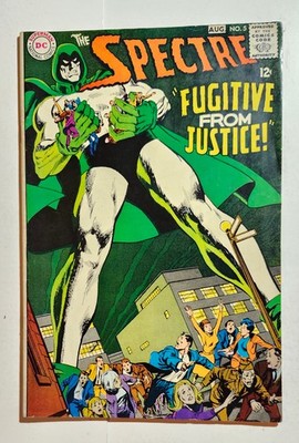 The SPECTRE #5 1968 Silver Age DC, NEAL ADAMS Art - I combine shipping