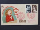 France FDC/1er Jour Red Cross - 1953 MH Michel 1032/1033 SoStpl