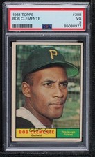 1961 Topps Roberto Clemente (Called Bob on Card) #388 PSA 3 HOF 0ae