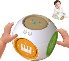 Bilingual Educational Baby Toy - Musical Learning Cube Baby Sensory Cube 6-in-1 
