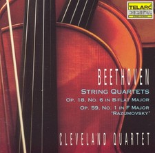 Ludwig van Beethoven - The Cleveland Quartet - String Quartets Op. 18, No. 6 And