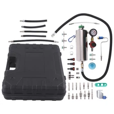 Fuel System Cleaner Kit Non-Dismantle Fuel Injector Cleaner Tool 140PSI