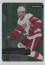 2021-22 Synergy Cast for Greatness Achievement Green /50 Lucas Raymond Rookie RC