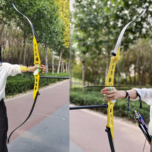 66" 68" 70" Takedown Recurve Bow 14-40lbs Adult Target Archery Sports Shooting - Picture 4 of 46