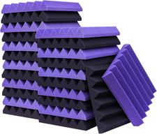24 Pack Acoustic Panels,2" X 12" X 12"Sound Proof Foam Panels for Wall,Fireproof