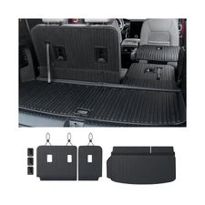 Cargo Mat Backrest Mats for 2024 2025 GMC Acadia 7 Seats Car Accessories, All...
