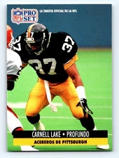 1991 Pro Set #634 Carnell Lake Fresh Break EX-EXMINT