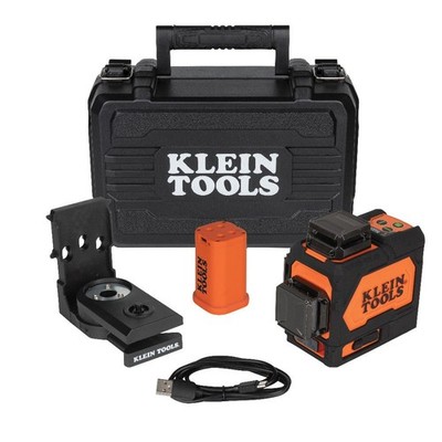 Klein Tools 93PLL Rechargeable Self-Leveling 360 Green Planar Laser Level