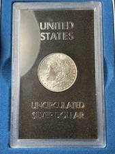 1887 $1 GSA Hard Pack Morgan Silver Dollar. Attractive Uncirculated Example!