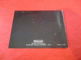 Donkey Kong 3 Nintendo NES (Black Box) Instruction Manual Booklet ONLY