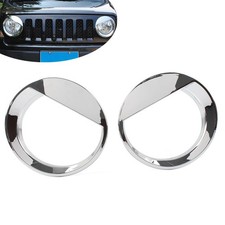 Angry Bird Style Front Headlight Cover Trim For Jeep Patriot 2011-2017 2012 Angry Bird Style Front Headlight Cover Trim For Jeep Patriot 2011-2017 2012