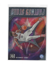 2019-20 Donruss Optic Basketball Fantasy Stars Insert #3 Joel Embiid - 76ers