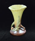 Roseville Wincraft Pine Cone Art Pottery Vase 283-8; Yellow-Green; 1948