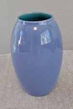 Lindt-Stymeist, Japan- Colorways, Blue/Turquoise, 6  7/8" X 4" Vase
