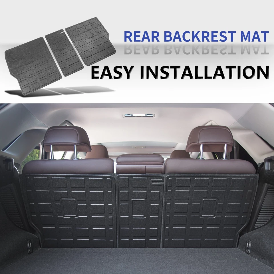 For 2016-2022 Lexus RX350 RX450H Cargo Mats Backrest Mats Trunk Liners TPE Foto 3 de 4