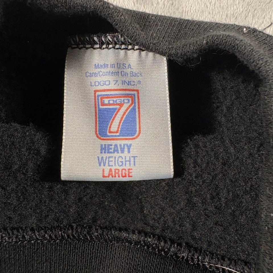 Sudadera De Colección Orlando Magic Para Hombre L Negra Logo 7 Baloncesto NBA Bordada Foto 3 de 4