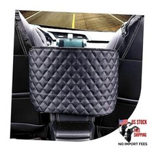 Car Net Pocket Handbag Holder Between Seats, Large Capacity Car Bag Purse