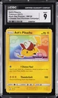 2017 POKEMON ENGLISH BLACK STAR PROMO #SM108 ASH'S PIKACHU CGC 9
